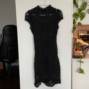 Fitted lace dress